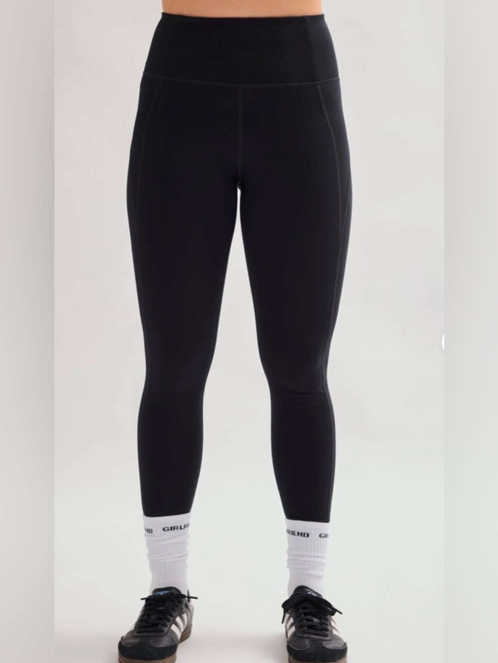 Girlfriend Collective Black Compressive High-Rise Legging 28” Inseam Sz Med NWOT